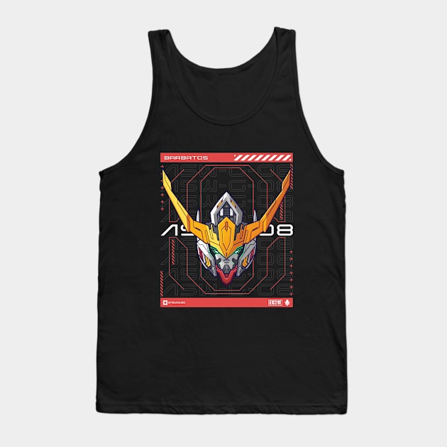 Gundam Barbatos ASW-G-08 (head) Tank Top by Deadcembre